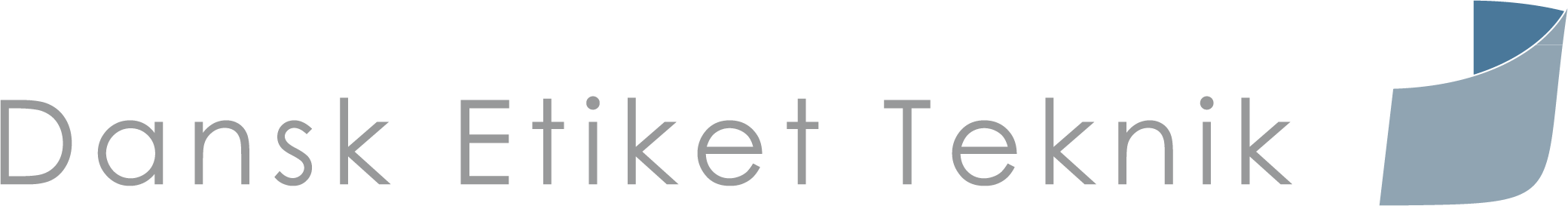 Dansk Etiket Teknik Logo